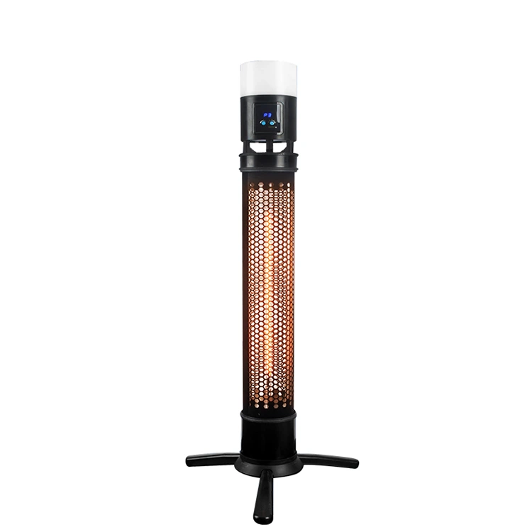 Elektrisk terrassevarmer med LED lys